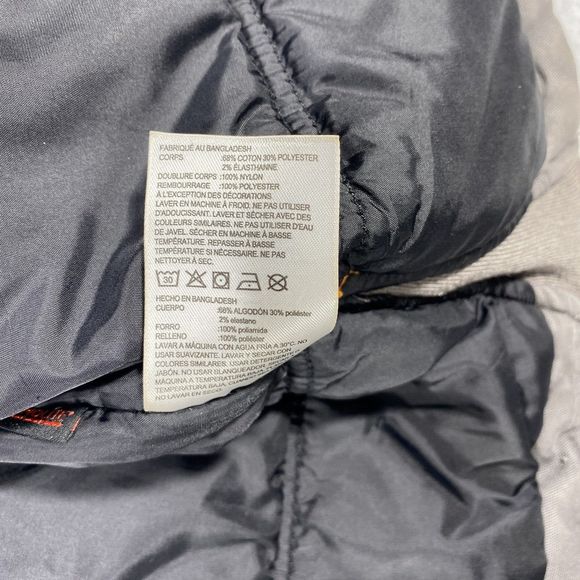 Timberland Pro Rain Repel ThermoLite Vest Men’s XXL Gray Insulated Workwear - Picture 11 of 13